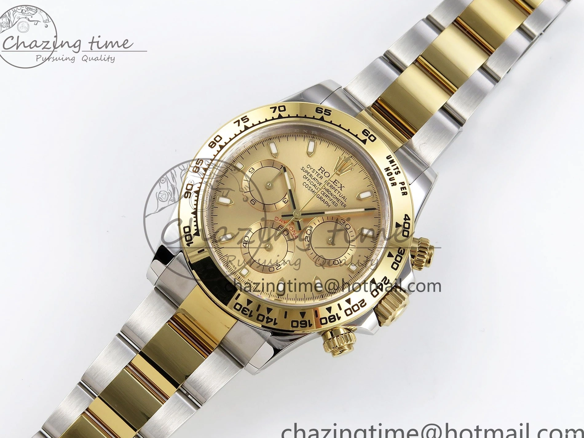 1222 Packable Daytona 116503 Clean 1:1 Best Edition YG Dial on SS YG Bracelet SA4130 V 1672